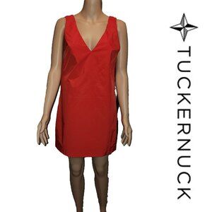 Tuckernuck Hyacinth House Red Bow Bella Mini Dress NWT XS